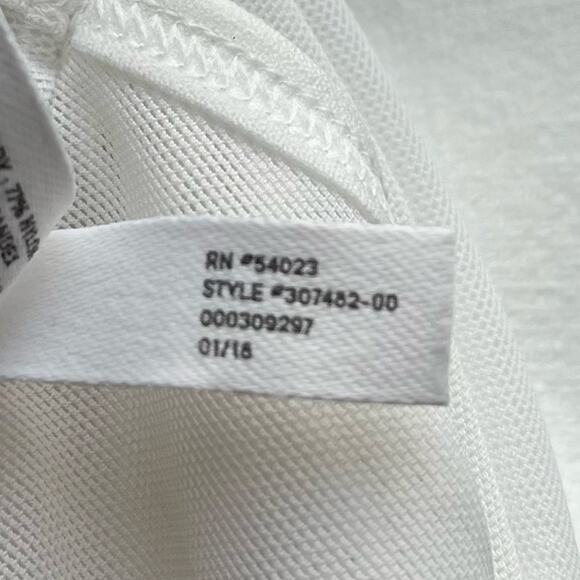 ATHLETA Reverse Layering Crop Sports Bra White - Picture 9 of 9